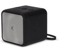Ksix Haut-Parleur sans Fil, Bluetooth 5.0, Autonomie jusqu'à 4 Heures, Noir