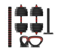 Ksix Kit Haltère+barre+kettlebell 40kg