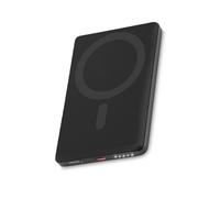 KSIX Mini Powerbank Lithium Polymère 5 000 mAh 10 W Câble USB-A vers USB-C Inclus Charge simultanée Noir