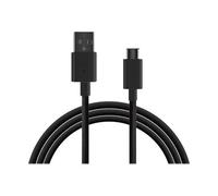 Ksix Mobile Tech - Câble USB - USB-C (M) pour USB (M) - USB 2.0 - 1 m - noir