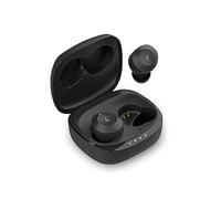 KSIX Oblivion Casque sans Fil Bluetooth, Microphone HD pour appels, résistant à l'eau, Assistants vocaux, 19h d'autonomie, True Wireless Stereo, Contrôle Tactile, Noir