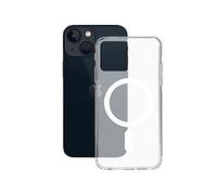 KSIX Smart Your Tech Coque Rigide pour iPhone 14, avec Anneau magnétique, Compatible avec MagSafe Chargement sans Fil, résistante, Transparente