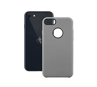 KSIX smart your tech Coque Rigide pour iPhone SE 2022 SE 2020 8 7 Texture Type Caoutchouc Gris