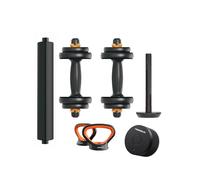 KSIX smart your tech Fed Kit Haltères V2 10KG connectés App Move It, Barre et Poids Russe 10KG Xiaomi Fed, Capteur Intelligent, 10kg, Modulables, Multifonctions, Poignée ergonomique