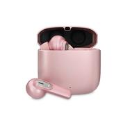 KSIX Écouteurs sans fil Spark – Bluetooth 5.2, annulation du bruit, double microphone – Rose