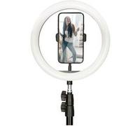 Ksix mobile tech Éclairage annulaire Studio Live MAX – 1 tête x 120 lampes LED 10 W – Noir
