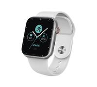 Ksix Urban 3 - 44 mm - Montre connectée avec bracelet - silicone - blanc - affichage 1.69" - Bluetooth