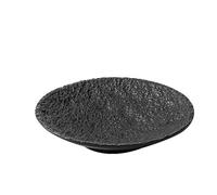 ksjdieunf Assiettes À Desserts Assiette occidentale mate Restaurant Vaisselle en céramique Hôtel à dessert artistique Vaisselle De Dîner(Black,10inch)