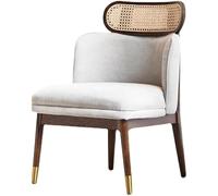 ksjdieunf Fauteuils de Bureau pour la Maison Chaise de Salle à Manger en rotin Minimaliste Italienne, Style rétro, for hôtel, Restaurant, Maison, avec Dossier Souple Salon et Loisirs