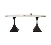 ksjdieunf Table De Salle À Manger Table à Manger Rock Slab Home Simple Rectangulaire Tables Basses pour Salon(140x80x75cm)