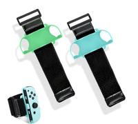 KSJEHW 2 Pièces Accessoires pour Consoles de Jeux, Just Dance 2024, Zumba Burn It Up, Accessoire Just Dance 2024, Band pour Just Dance pour Adultes Enfants(Bleu, Vert)