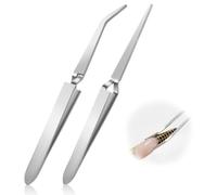 KSJEHW 2 Pièces Pince à Pincher, Pince à Pincher Classique, Acier Inox Nail Art Pince, Pince à Pincher Ongles Multi-usage, Outils pour L'art des Ongles