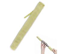 KSJEHW Chiffon de Nettoyage pour Flûte et Instruments à Vent, Écouvillon Absorbant 30x3.5cm pour Flûte Traversière, Flûte à Bec, Trompette et Cornet, Accessoire d'Entretien - Vert