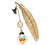 KSJEHW Harry Marque Page en Metal, La Voie 9 3/4, Marque Page Original Plume, Idée Cadeau Fille Ado Femme