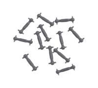 KSJOAIDDE Lot de 12 tiges d'entraînement de moteur à l'échelle 1:87 HO, accessoires de train de construction pour chemins de fer 9,5 mm