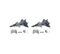 KSJOAIDDE Lot de 2 avions télécommandé J20 Fighter alimenté par USB FX9630 pour enfants, filles, garçons, débutants