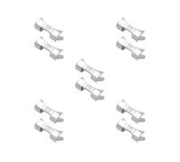 KSJOAIDDE Lot de 2 bracelets de montre en acier inoxydable avec extrémités incurvées 18 mm, 18mm, Polyester