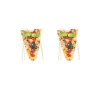 KSJOAIDDE Lot de 2 costumes alimentaires réutilisables pour cosplay, spectacle, bal masqué, fête, pizza