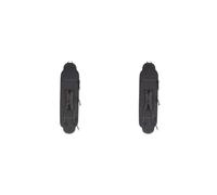 KSJOAIDDE Lot de 2 sacs de rangement pour planche à neige - Housse souple extensible - Avec sangle amovible - 150 cm - Noir