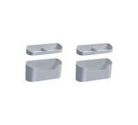 KSJOAIDDE Lot de 2 supports de parapluie réglables simples à suspendre au mur pour la maison Gris 23,5 x 6 x 4 cm