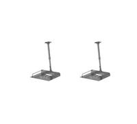 KSJOAIDDE Lot de 2 supports de plafond avec plateau pour caméra projecteur Fixation murale/plafond Hauteur 40 cm à 80 cm