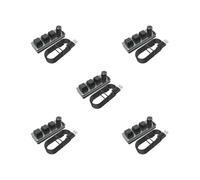 KSJOAIDDE Lot de 5 mini claviers à 3 touches avec boutons pour programmation et dessin Noir Longueur du câble 1 m