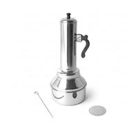 KSJONE Puttu Maker | Puttu Kudam 1,5 litre | Puttu Kutti traditionnel avec couvercle | Compatible avec les cuisinières à induction et à gaz | Machine à puttu durable en acier inoxydable de haute