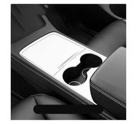 Ksjosji Accessoires Intérieurs Adsorption Console Centrale pour Tesla pour modèle pour 3 Highland pour Y Juniper 2024 2025 2026 Protecteur intérieur Voiture Décalcomanies(White for A 3 Y)