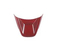 Ksjosji Accessoires Intérieurs Couverture Panneau Volant Voiture Garniture ABS pour Suzuki pour Jimny 2019 Up Autocollants Intérieurs Accessoires Voiture Voiture Décalcomanies(Carbon Fiber Red C)