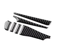 Ksjosji Accessoires Intérieurs pour Mazda pour 3 pour BP pour Axela 2019-2025 Accessoires Console Centrale Voiture en Fiber Carbone Véritable Voiture Décalcomanies(for RHD Black Carbon)