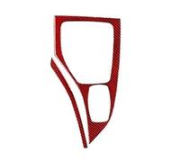 Ksjosji Garniture Fibre Carbone pour BMW pour X1 E84 2013-2015 Autocollant de Garniture en Fiber de Carbone pour engrenage de Voiture Décoration avec Accessoire(Red Carbon LHD)