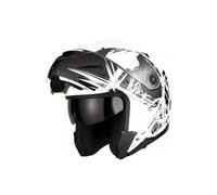 KSK Casque Modulable SAGACITY Noir et blanc