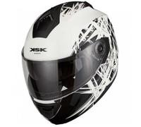 KSK Casque Modulable SAGACITY Noir et blanc