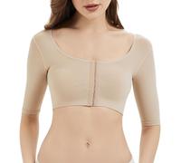 KSKshape Manchon Compression Bras Femme Manches Fermeture Avant Amaigrissement pour Femme