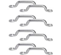 KSOIQPU 8 Pièces Pontet Inox,Acier Inoxydable Pontet,Pour Bateau Et Kayak,Pont,Voile D'Ombrage De Voiture,Gréement De Cano