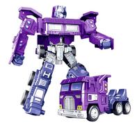 Ksopsdey Tran-sformers Figurine articulée, jouet robot de voiture déformée flexible, jouet robot transformant O-ptimus Prime, jouets transformables 5,1 en 1 pour enfants, bleu