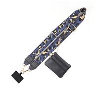 KSOPUERT Clip and Go Sangle de téléphone avec portefeuille à bandoulière - Pochette à fermeture éclair - Dragonne de poignet avec portefeuille, sangle antivol réglable pour femme, Imprimé léopard bleu