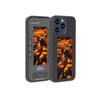 KSOPUERT Coque de Protection à écran Intelligent pour iPhone 14 Pro - 4 Couleurs - Affichage Photo à Faire soi-même - Gris foncé