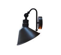 Ksowjdk Applique Murale Industrielle Vintage réglable avec Base d'ampoule Edison E27, luminaire décoratif pour loft, Finition en métal Noir pour Salon, Couloir, Salle de Bain, escalier