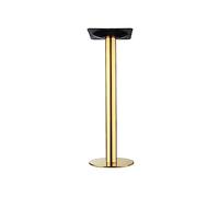 Ksowjdk Pied de Bureau Robuste à Colonne Unique, Pied de Table de Meuble en Acier Inoxydable, Pieds de Support de Bar en métal, Plan de Travail de Cuisine, Pied de Support de Table Basse, avec vis,
