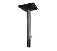 Ksowjdk Pied de Table de Support de Plan de Travail réglable, Pied de Meuble en métal, Pieds de Bar de Petit-déjeuner en Acier Inoxydable, pour Table Basse, Bureau, Table à Manger, Bureau, avec vis,