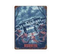 KSOXDAITIP Affiche du film Resident Evil - Décoration murale dangereuse - Décoration murale moderne en métal - Décoration d'intérieur - Décoration d'intérieur - Décoration vintage - 40 x 30 cm