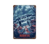KSOXDAITIP Affiche du film Resident Evil - Décoration murale dangereuse - Décoration murale moderne en métal - Décoration d'intérieur - Pour bar, boutique, maison, bar, boutique, cadeau vintage - 30 x