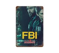 KSOXDAITIP Poster de la série télévisée FBI Saison 3 - Décoration murale moderne en métal - Affiche en métal - Décoration d'intérieur - Décoration vintage - 30 x 20 cm