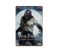 KSOXDAITIP Poster de loup-garou de film en métal - Décoration murale moderne pour la maison, bar, boutique, cadeau vintage - 30 x 20 cm