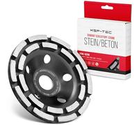 KSP-Tec Meule diamantée 125 mm béton univrsal 125 mm x 22,2 mm Disque abrasif double rangée (meule 125 mm)