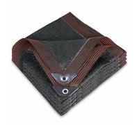 KSQP Filet d'ombrage Terrasse Voile ombrage Rectangulaire Toile d'ombrage Ajourée Beige Bâche en Maille, Filet De Protection Filet D'intimité,black-3x4m