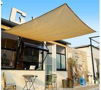 KSQP Filet Ombrage Extérieur Voile d'ombrage Rectangulaire Toile Ombrage Extérieur 4x6 Beige Jardin des Fleurs Serre Grange ou Chenil Toit Couvre,beige-3x4m