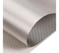 KSQP Tissu Anti Ondes électromagnétiques Argent Tissu de Blindage RFID, Tissu Blocage Faraday Cage Faraday RF Brouilleur d'onde Faraday Bag Smartphone Pochette,silver-1m
