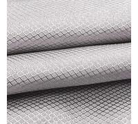 KSQP Tissu Anti Ondes Tissu de Blindage Faraday RF Cage de Faraday Telephone Cage Anti-rayonnement Anti-Statique Conducteur Tissu Vêtements DIY Blindage Matériel,silver-10x1.1m